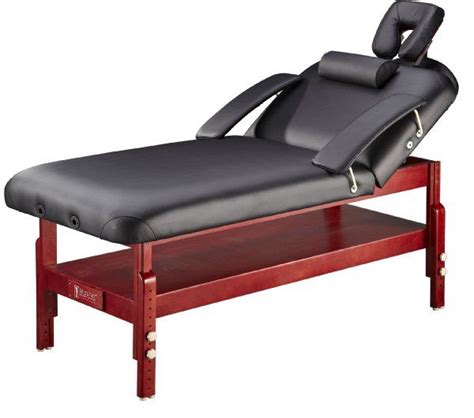 Master Massage Montclair Stationary Massage Table Pro Black 31 Inches