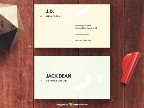 basic business card template freebcard