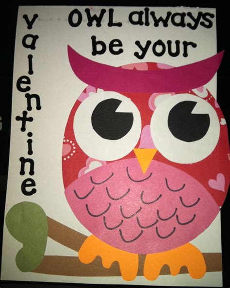 owl valentines day card owl valentines holiday themes february