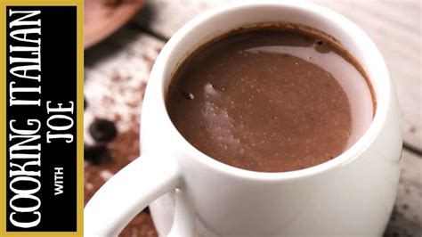 italian hot chocolate cooking italian with joe youtube