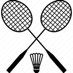 badminton logo racket racquet icon   iconfinder