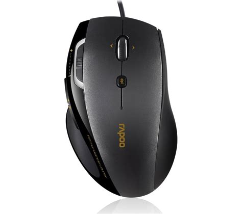buy rapoo  optical mouse grey  delivery currys