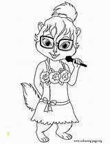 Chipettes Coloring Print Pages Jeanette Miller Member She Beautiful Divyajanani sketch template