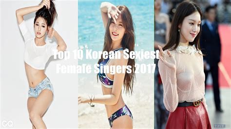 Top 10 Korean Sexiest Female Singers 2017 K Pop Hyuna