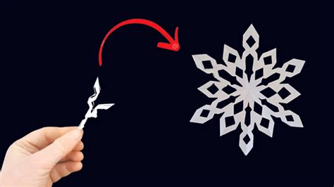 How To Make A Paper Snowflake How To Make A Paper Snowflake Easy