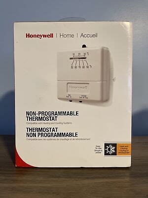 honeywell square mechanical  programmable thermostat cta  ebay