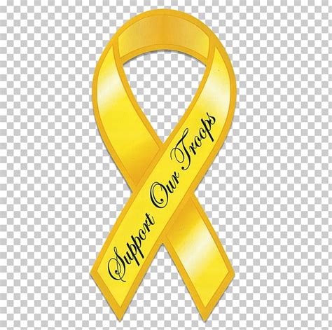united states support  troops yellow ribbon military png clipart