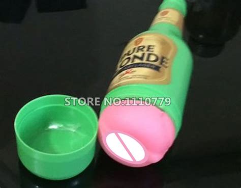 Aircraft Cup For Men S Masturbation In Beer Bottle Shape Attached Onto