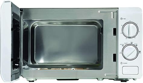 Daewoo Sda2075 20l Microwave With Stainless Steel Interior In White