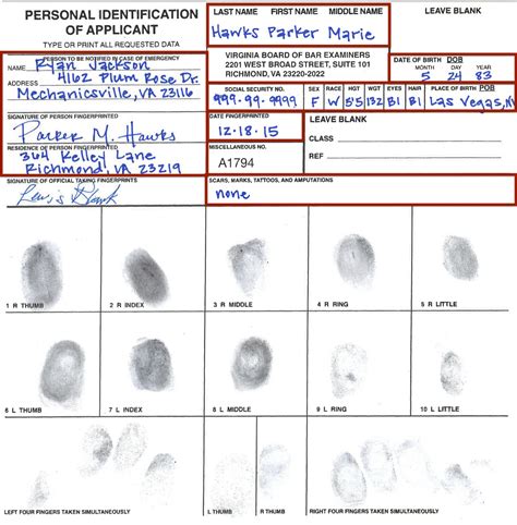 fd  fingerprint cards instructions cardbkco