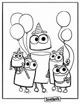 Storybots Pages Coloring Printable Birthday Kids Printables Description Activity sketch template