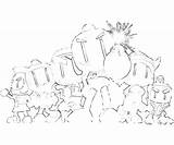 Bomberman Coloring sketch template