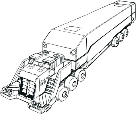 coloring pages truck  trailer luxury scania trailer truck  dump