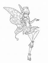 Winx Tynix Coloring Pages Musa Color Lineart Kids sketch template