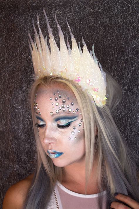 halloween ice queen makeup tutorial — emily essentially midwest life