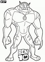 Ben Pages Coloring Rath Colouring Alien Tiger Angry Birthday Party Rat Strength Anthropomorphic Superhuman Tail Without Humungousaur Cannonbolt Ultimate Template sketch template
