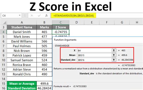 find  score  standard normal table bdarating