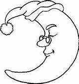 Moon Half Coloring Pages Getdrawings sketch template