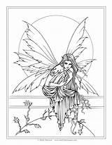 Coloring Fairy Pages Fantasy Fairies Adults Printable Molly Realistic Magic Book Rainbow Enchanted Harrison Books Museum Color Sheets Drawing Getcolorings sketch template