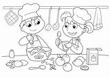 Coloring Pages Baking Bakery Kids Cooking Printable Drawing Children Pastry Young Baked Goods Quotes Sheets Colouring Getdrawings Cook Print Printing sketch template