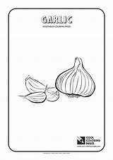 Coloring Beluga Whale Pages Cool Garlic Vegetables Onion Print sketch template