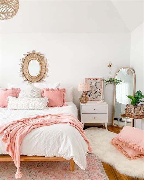 pink  white boho bedroom   redecorate bedroom bedroom