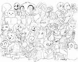 Undertale Coloring Pages Characters Wip Welcome Drawings Asriel Popular Deviantart sketch template