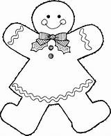 Coloring Gingerbread Pages Girl Baby Man Christmas Printable Template Popular Library Trend Kid sketch template