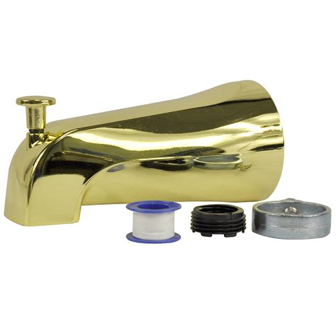diverter tub spout  polished brass danco