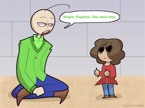 Aww Look At Baldi Being Kind To Playtime Learn To Draw