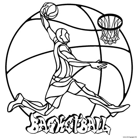 basketball coloring pages  adults coloring  drawing