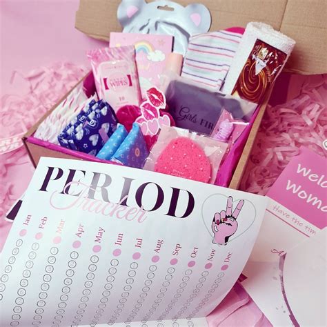 girls  period kit  period gift menstrual cycle etsy