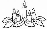 Coloring Pages Christmas Candle Printable Advent Candles Drawing Book Wreath Color Print Flame Sheets Erotic Printout Instructions Then Getdrawings Getcolorings sketch template
