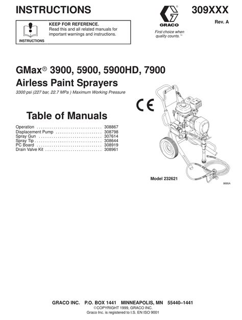 graco gmax  instruction manual   manualslib