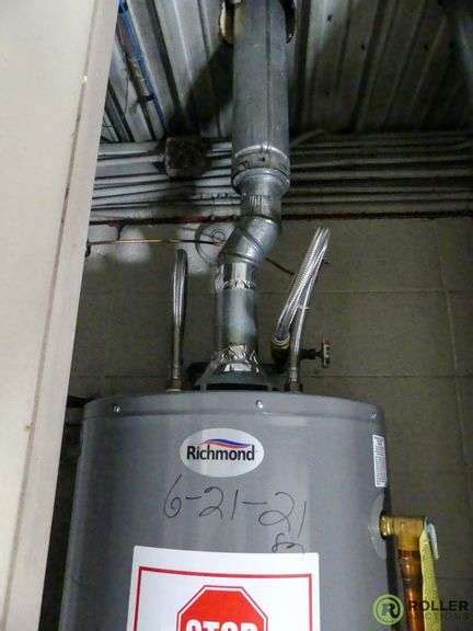 richmond    gallon hot water heater roller auctions