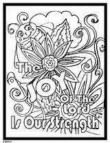Joy Lord Coloring Psalms sketch template