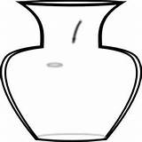 Vase Coloring Empty Sheet Pages Clipartbest Clipart sketch template