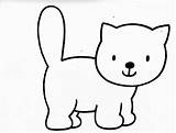 Coloring Pages Cats Cat Print Procoloring sketch template