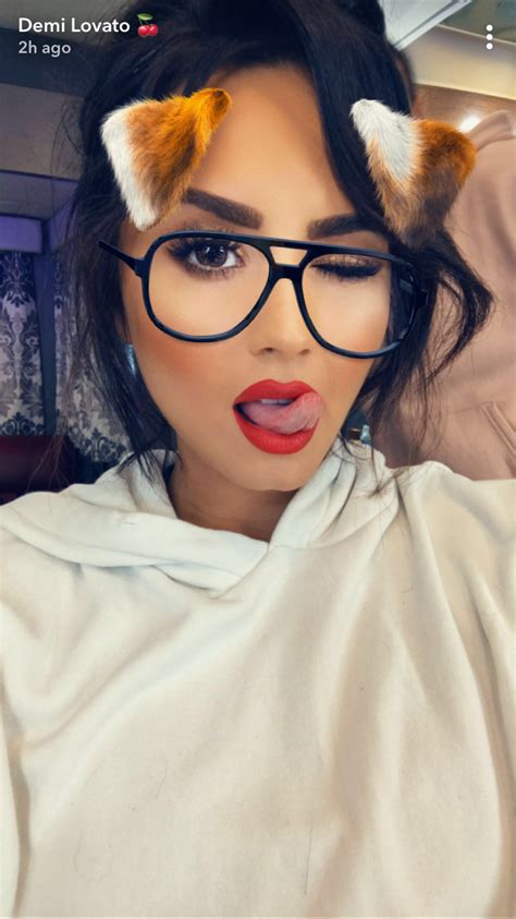 demi lovato rocks sexy pin up style look on snapchat