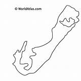 Bermuda Map Maps Blank Territory Outline Above Atlantic Overseas Ocean British North Represents Educational Geographical Purposes Downloaded Printed Used sketch template