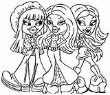 Bratz Coloring Pages Printable Dolls Meygan Cheerleading Print Yasmin Sasha Book Doll Popular Coloringhome Comments Those These Who Will Xcolorings sketch template