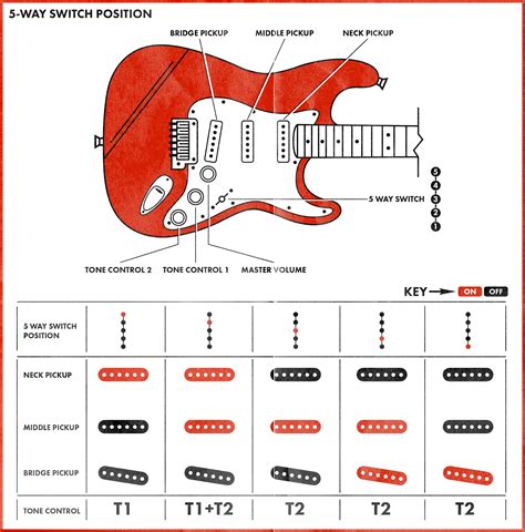 fender stratocaster switch position  tone control guide rcoolguides