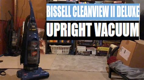 bissell cleanview ii deluxe   upright vacuum youtube