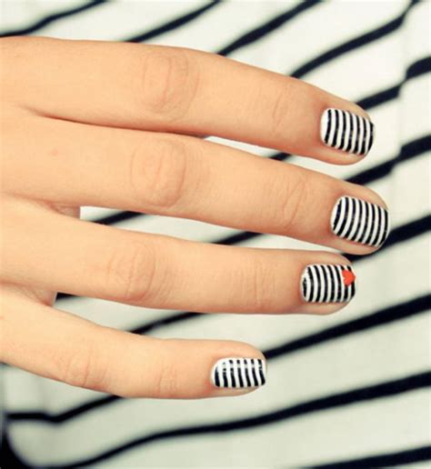 cool stripe nail designs hative