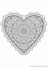 Coloring Pages Valentines Adult Valentine sketch template