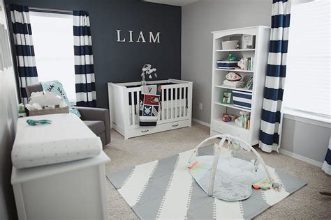 baby boy nursery reveal family life uptown  elly brown
