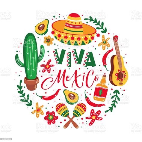 Mexico Vector Design Elements Stock Illustration Download Image Now