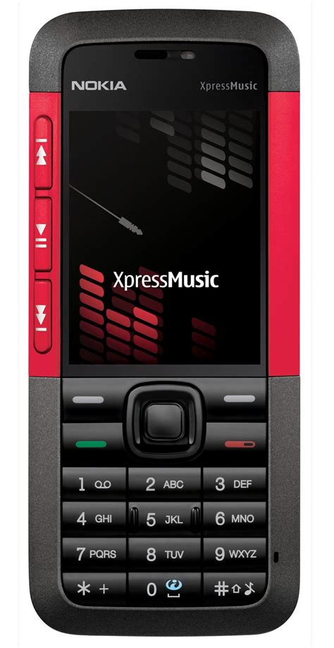 buy refurbished nokia  xpressmusic red mobile phone     shopclues