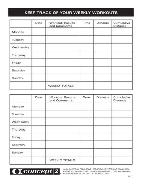workout printable sheets workout log templates  fillable forms