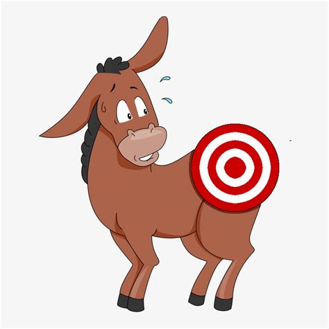 donkey clipart pin  tail  donkey donkey pin  tail  donkey